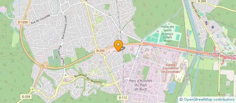 localisation de l'entreprise MONSIEUR YANN UDAVE à LA TESTE-DE-BUCH