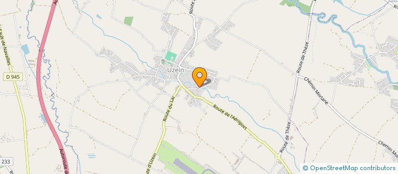 localisation de l'entreprise MONSIEUR YANN VALENTIN  UZEIN