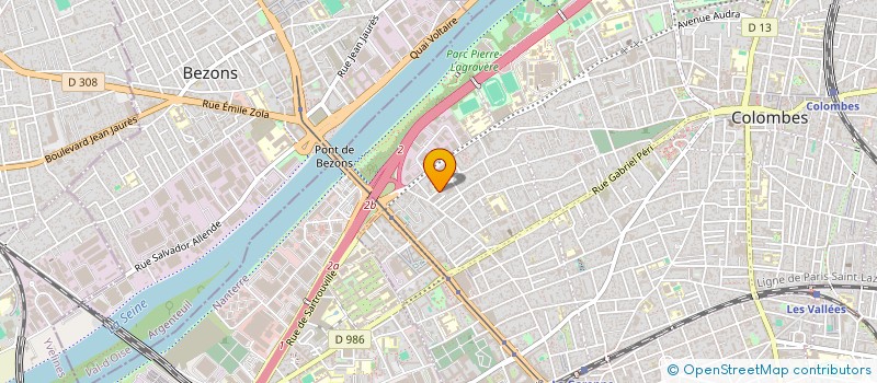 localisation de l'entreprise MONSIEUR YANN VANPOUCKE à COLOMBES