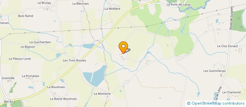 localisation de l'entreprise MONSIEUR YANN VASSEUR  GUIGNEN