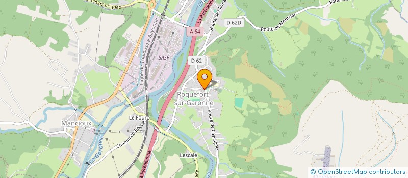 localisation de l'entreprise MONSIEUR YANN VATELIN  ROQUEFORT-SUR-GARONNE
