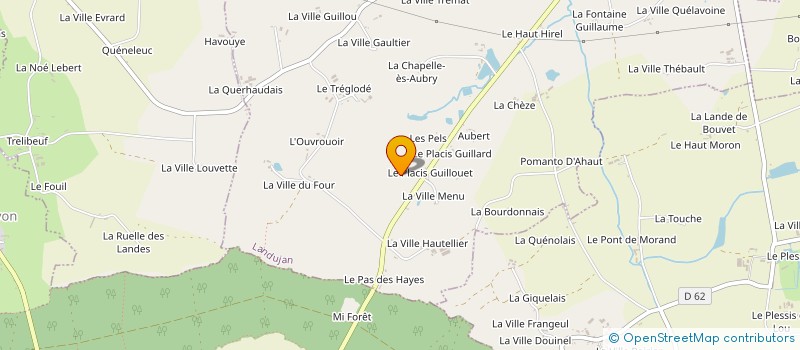 localisation de l'entreprise MONSIEUR YANN VEILLARD à LANDUJAN
