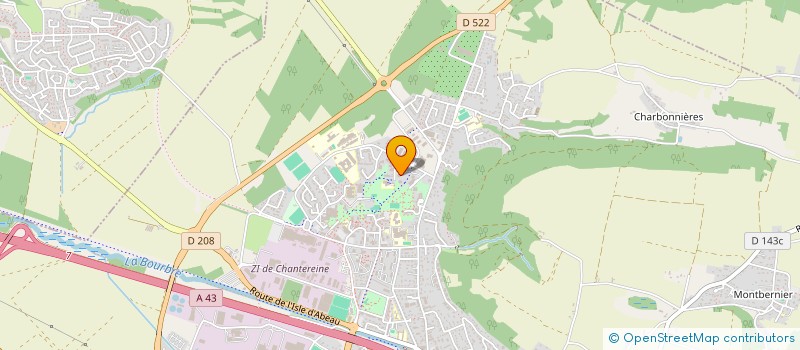 localisation de l'entreprise MONSIEUR YANN VERDOLLIN à BOURGOIN-JALLIEU