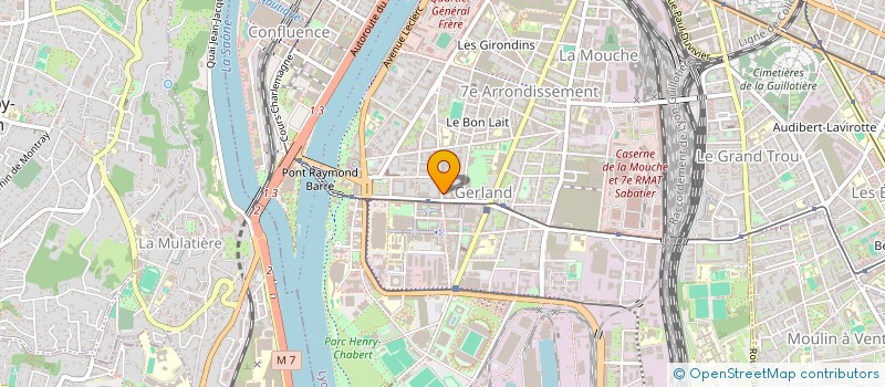 localisation de l'entreprise MONSIEUR YANN VERNAY  LYON