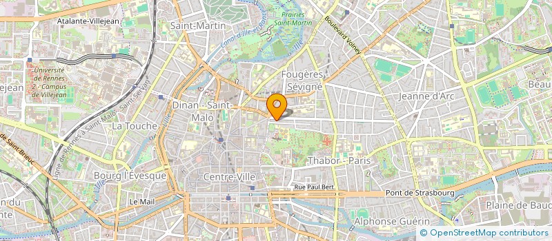 localisation de l'entreprise MONSIEUR YANN VETILLARD  RENNES