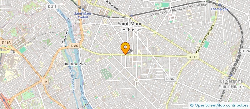 localisation de l'entreprise MONSIEUR YANN VIGOUROUX à SAINT-MAUR-DES-FOSSES