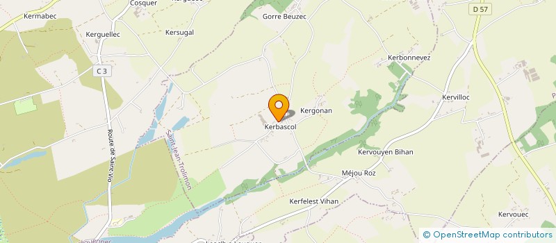 localisation de l'entreprise MONSIEUR YANN VILA  ST JEAN TROLIMON