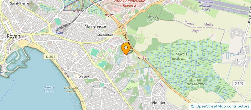 localisation de l'entreprise MONSIEUR YANN VILLEBRUN  ROYAN