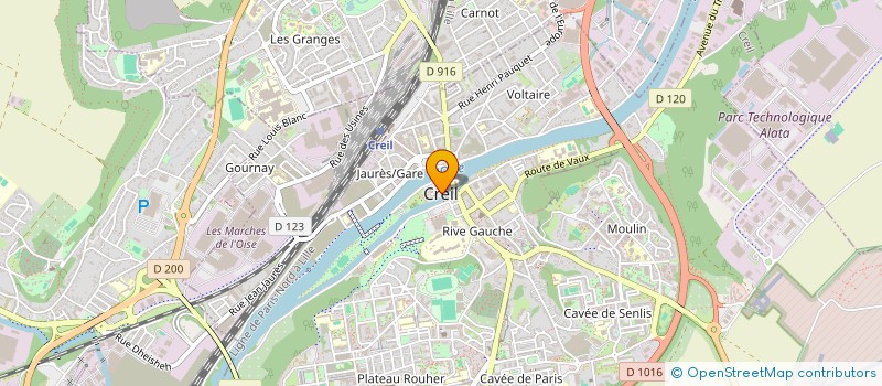 localisation de l'entreprise MONSIEUR YANN WEISS  CREIL