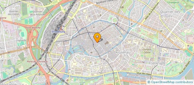 localisation de l'entreprise MONSIEUR YANN WEISSGERBER à STRASBOURG