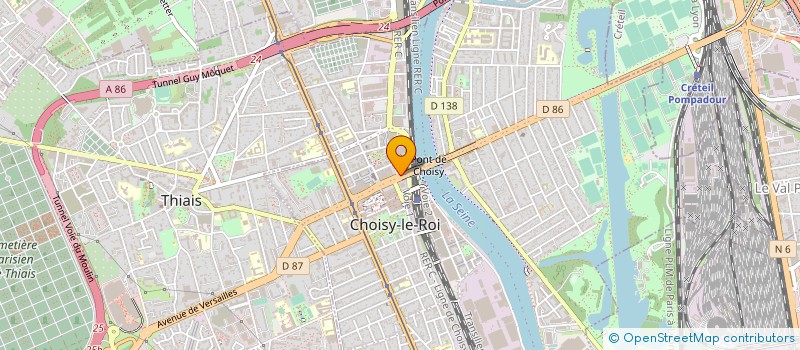 localisation de l'entreprise MONSIEUR YANN YACINE MAYOUCHE à CHOISY-LE-ROI