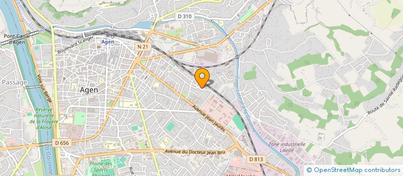 localisation de l'entreprise MONSIEUR YANN ZACCARIOTTO  AGEN