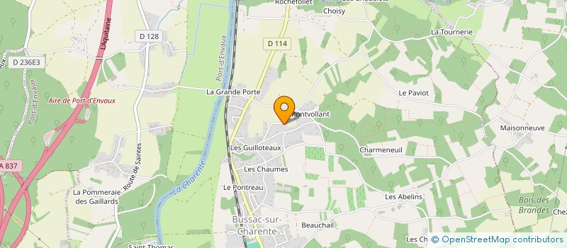 localisation de l'entreprise MONSIEUR YANN ZANAZZO  BUSSAC-SUR-CHARENTE