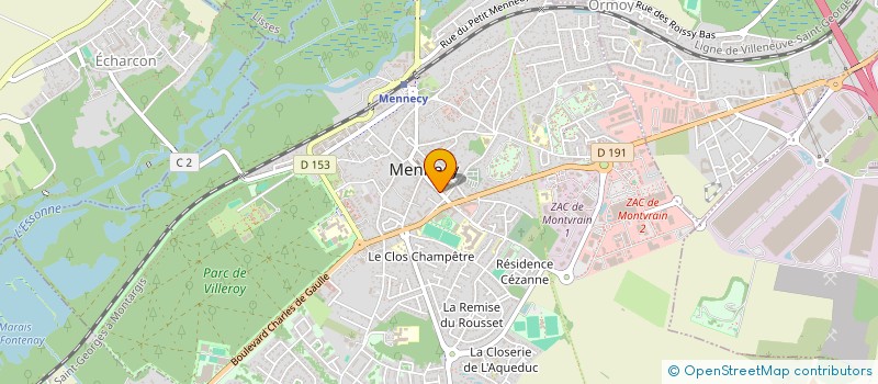 localisation de l'entreprise MONSIEUR YANN ZELLER à MENNECY