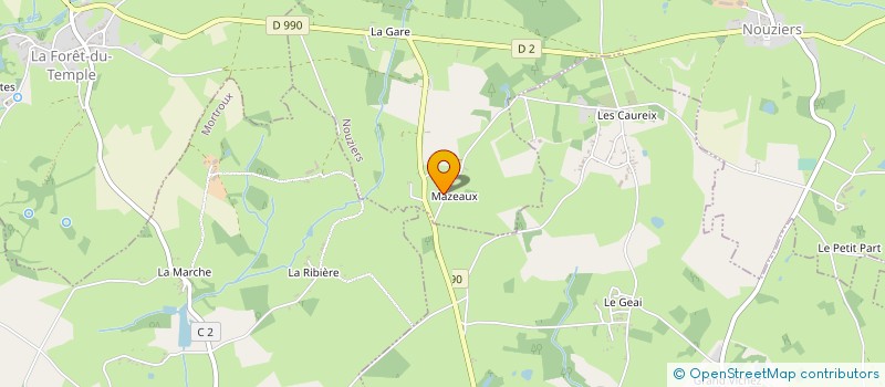 localisation de l'entreprise MONSIEUR YANN ZIMMERMANN  NOUZIERS