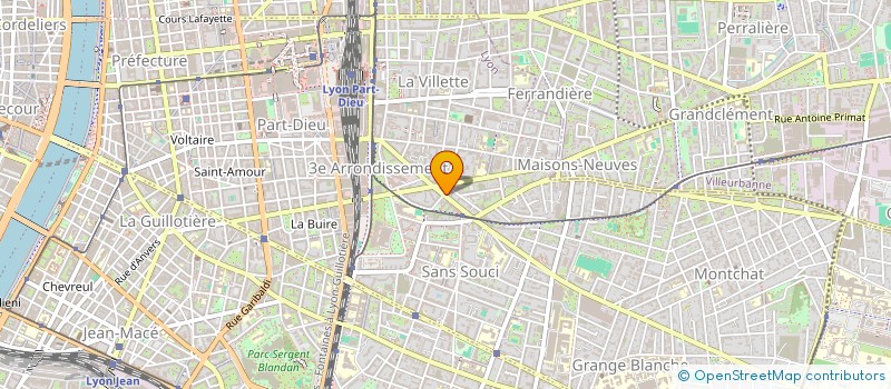 localisation de l'entreprise MONSIEUR YANNE ANYOUZOGO  LYON