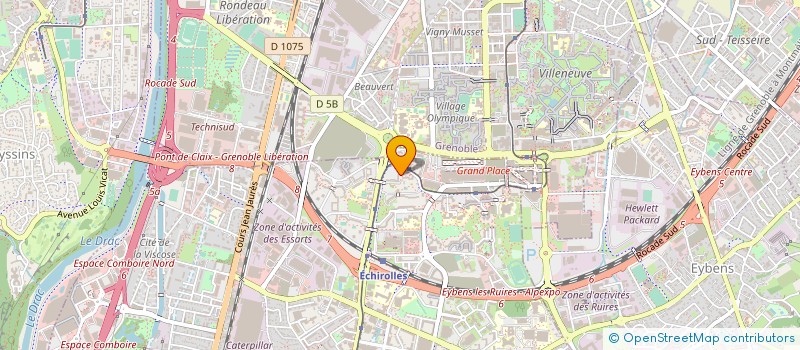 localisation de l'entreprise MONSIEUR YANNE RUAUDEL  ECHIROLLES