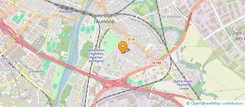 localisation de l'entreprise MONSIEUR YANNEL TCHISSAMBOU TATY à ST OUEN L AUMONE