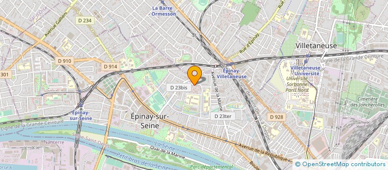 localisation de l'entreprise MONSIEUR YANNEL YANNEL DEDEGBE à EPINAY-SUR-SEINE