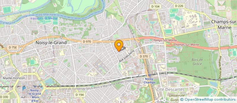 localisation de l'entreprise MONSIEUR YANNI OUZAID  NOISY-LE-GRAND