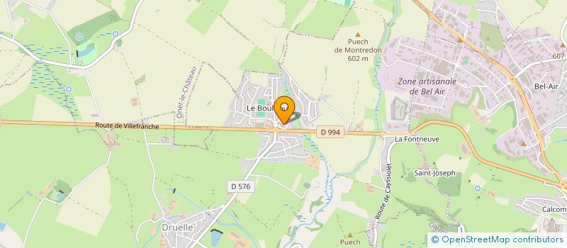 localisation de l'entreprise MONSIEUR YANNI PEIXOTO  DRUELLE BALSAC