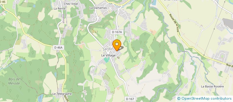 localisation de l'entreprise MONSIEUR YANNIC ERARD  JARDIN