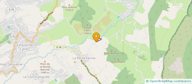localisation de l'entreprise MONSIEUR YANNICE LALLEMAND à LE TAMPON