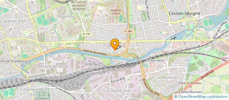 localisation de l'entreprise MONSIEUR YANNICK ABELA  CESSON-SEVIGNE