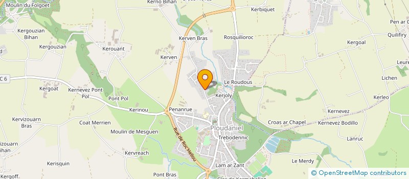 localisation de l'entreprise MONSIEUR YANNICK ABGRALL ABHAMON OLLIVIER à PLOUDANIEL