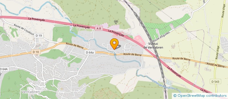 localisation de l'entreprise MONSIEUR YANNICK AGUILAR  VENTABREN