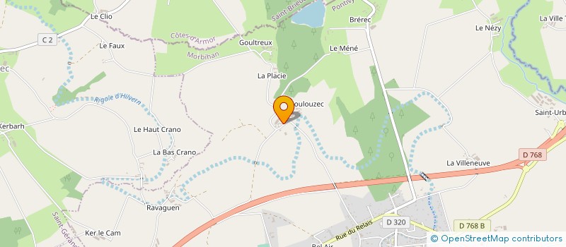 localisation de l'entreprise MONSIEUR YANNICK ALLAIN à SAINT-GERAND-CROIXANVEC