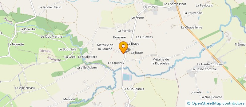 localisation de l'entreprise MONSIEUR YANNICK ALLARD  TALENSAC