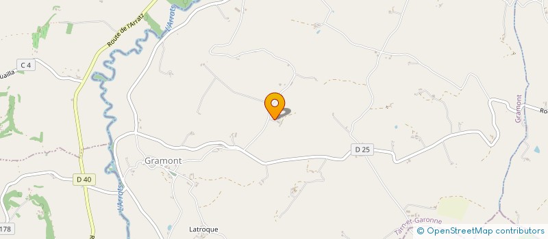 localisation de l'entreprise MONSIEUR YANNICK ALLEGRINI  MARSAC