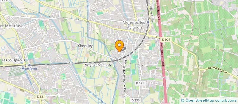 localisation de l'entreprise MONSIEUR YANNICK ALLIAUD  MORIERES-LES-AVIGNON