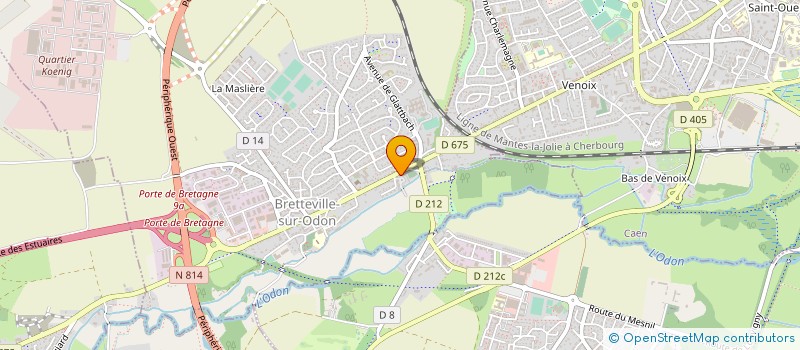 localisation de l'entreprise MONSIEUR YANNICK ALLIBERT  BRETTEVILLE-SUR-ODON