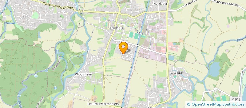 localisation de l'entreprise MONSIEUR YANNICK ALLMENDINGER  ESCHAU