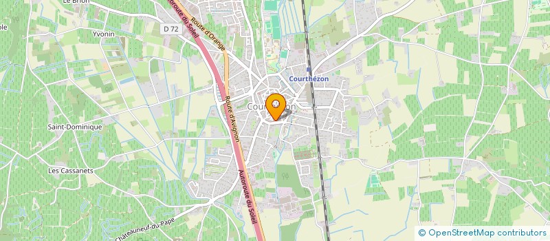 localisation de l'entreprise MONSIEUR YANNICK ALOIN  COURTHEZON