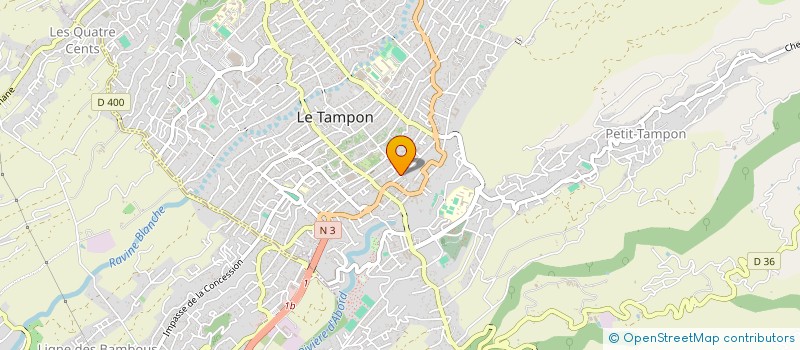 localisation de l'entreprise MONSIEUR YANNICK ALY-BERIL  LE TAMPON