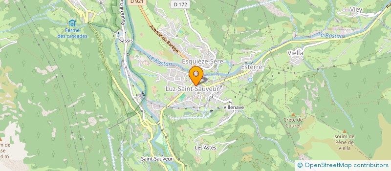 localisation de l'entreprise MONSIEUR YANNICK AMET  LUZ-SAINT-SAUVEUR