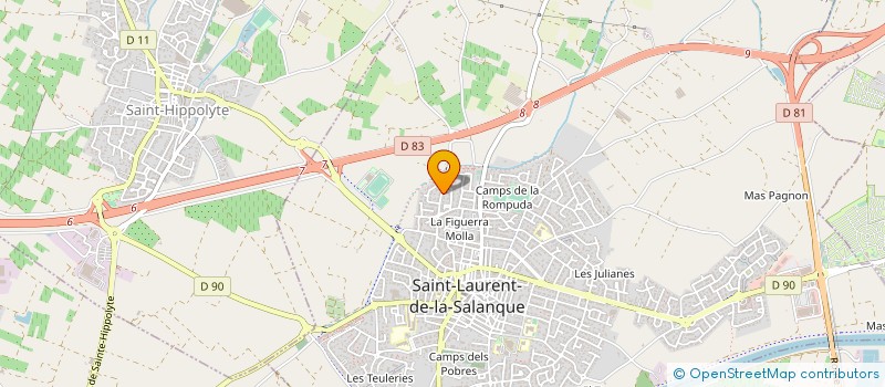 localisation de l'entreprise MONSIEUR YANNICK AMIEL à SAINT-LAURENT-DE-LA-SALANQUE