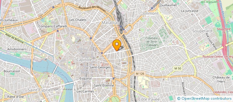 localisation de l'entreprise MONSIEUR YANNICK ANDOCHE  TOULOUSE