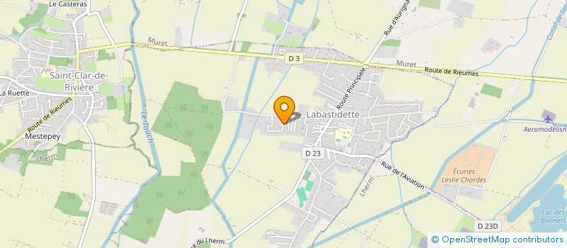 localisation de l'entreprise MONSIEUR YANNICK ANGLADE  EAUNES