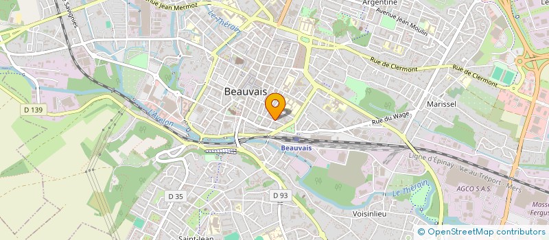 localisation de l'entreprise MONSIEUR YANNICK ANZOLIN à BEAUVAIS