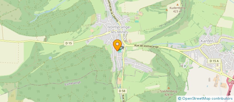 localisation de l'entreprise MONSIEUR YANNICK AREND  VOLMERANGE-LES-MINES