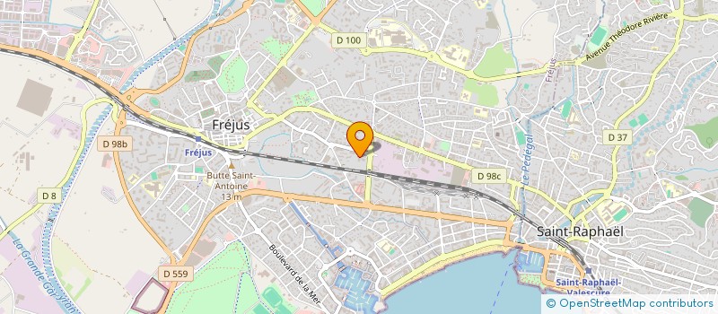 localisation de l'entreprise MONSIEUR YANNICK ARNAUD à FREJUS
