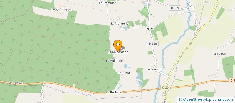 localisation de l'entreprise MONSIEUR YANNICK AUDRA à LE CERCUEIL