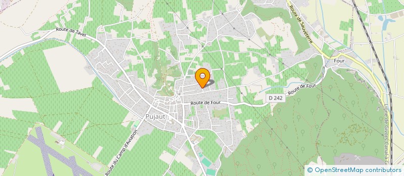 localisation de l'entreprise MONSIEUR YANNICK AUGUSTIN  PUJAUT