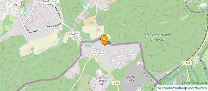 localisation de l'entreprise MONSIEUR YANNICK BACH  SCHNECK