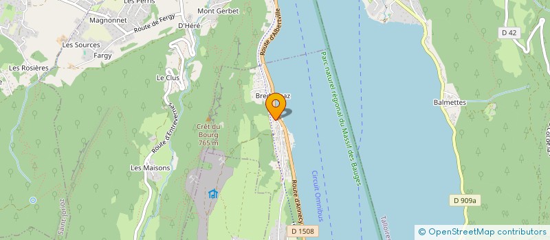 localisation de l'entreprise MONSIEUR YANNICK BAPTENDIER  DOUSSARD