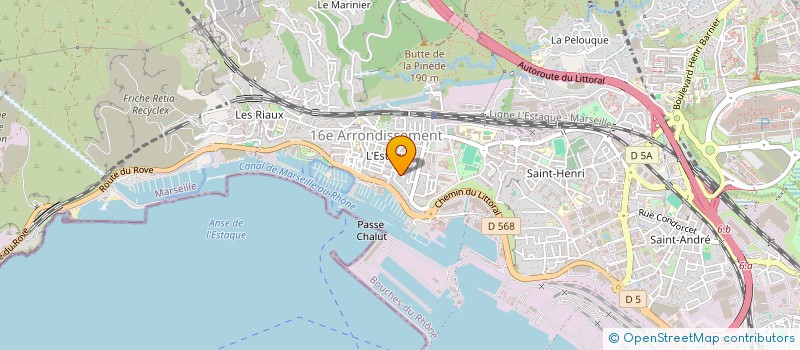 localisation de l'entreprise MONSIEUR YANNICK BARBAGLI  MARSEILLE